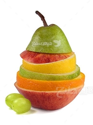 عکس تبلیغاتی غذا و ترکیب میوه