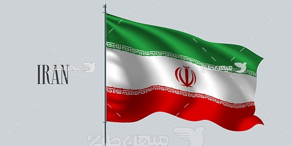 وکتور پرچم ایران اسلامی