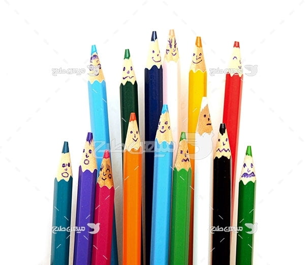 عکس تبلیغاتی مداد رنگی دوازده رنگ