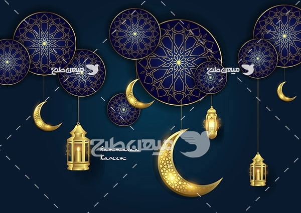 وکتور ماه رمضان