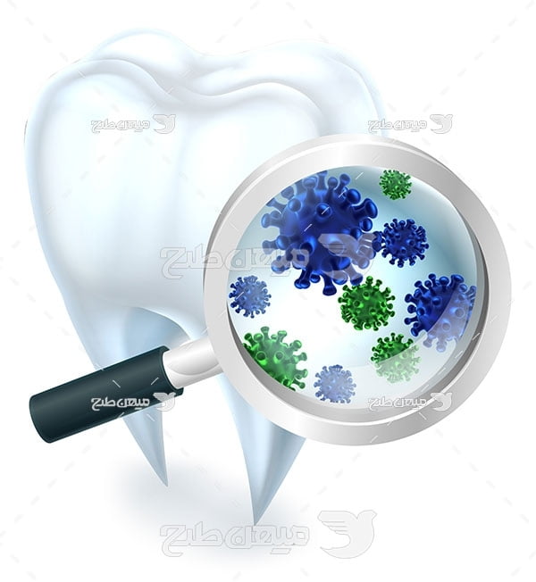 وکتور دندانپزشکی و دندان کثیف