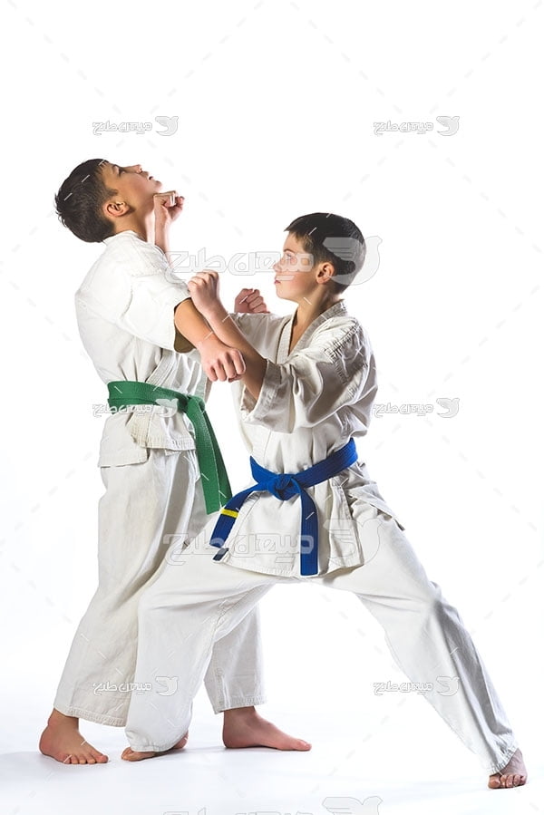 عکس مبارزه کاراته