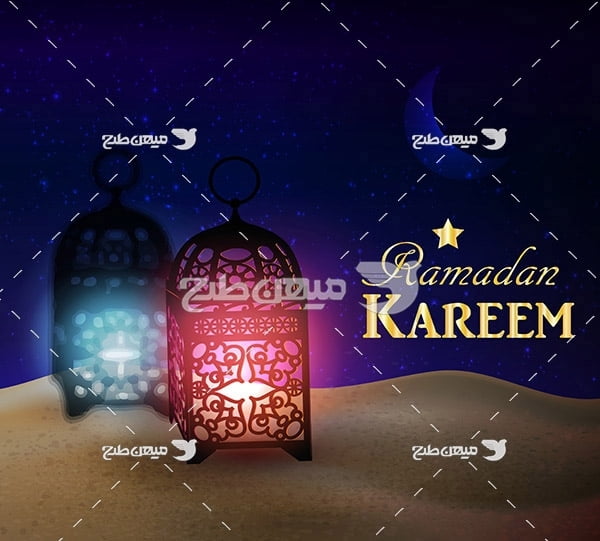 وکتور ماه رمضان