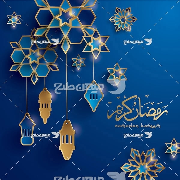 وکتور ماه رمضان