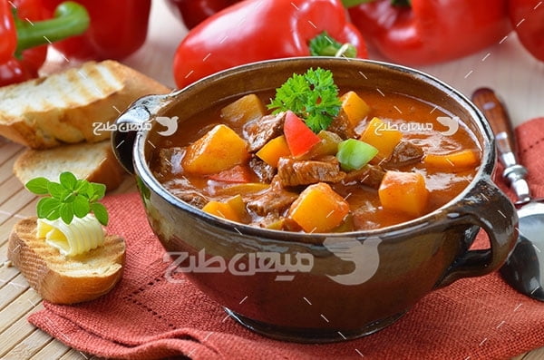 عکس تبلیغاتی غذا خوراک گوشت