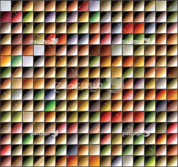 مجموعه ابزارهای فتوشاپ گرادینت طیف رنگ مورب