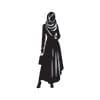 وکتور بانوی با حجاب به صورت قدی با رنگ مشکی