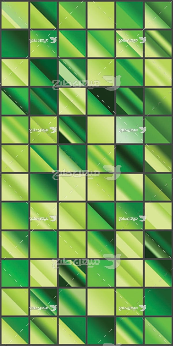 مجموعه ابزارهای فتوشاپ گرادینت طیف مورب سبز