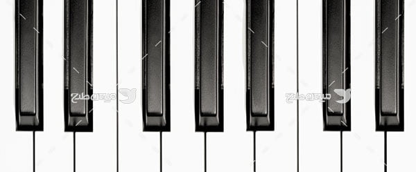 عکس کلید های پیانو
