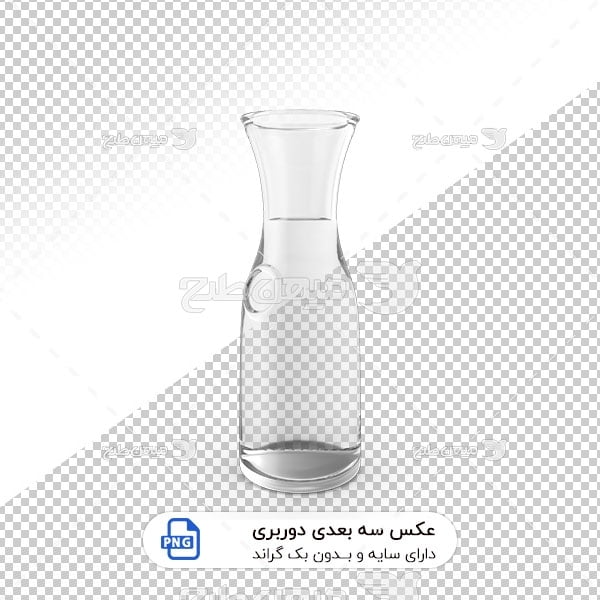 عکس برش خورده سه بعدی گلدان گل