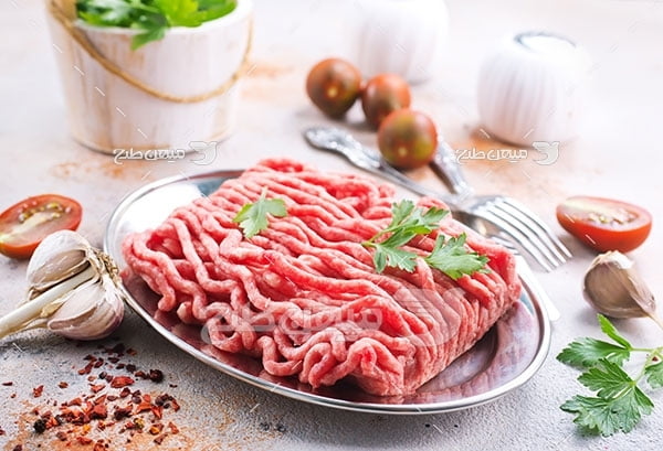 عکس غذا با گوشت چرخ شده