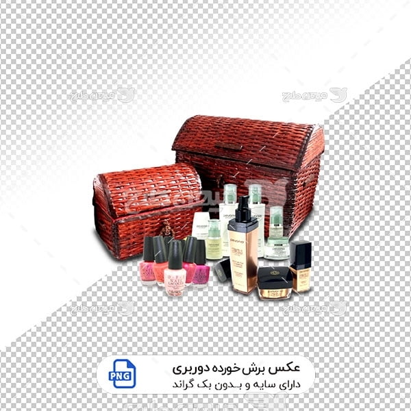 عکس برش خورده عطر و لاک ناخن