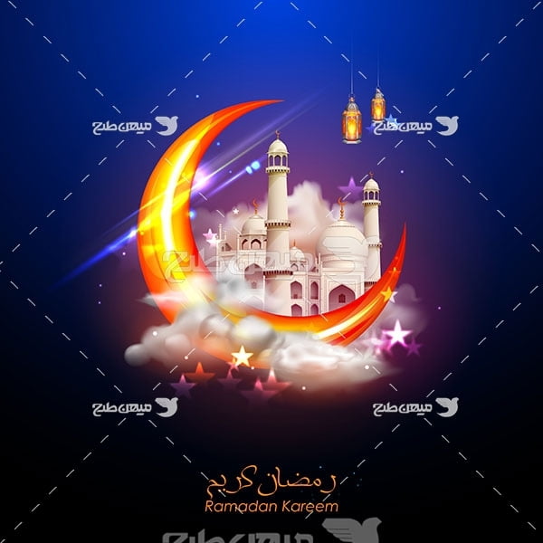 وکتور رمضان زیبا