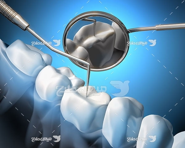 عکس تبلیغاتی دندان پزشکی و معاینه