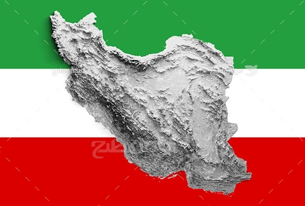 عکس نقشه جغرافیایی ایران