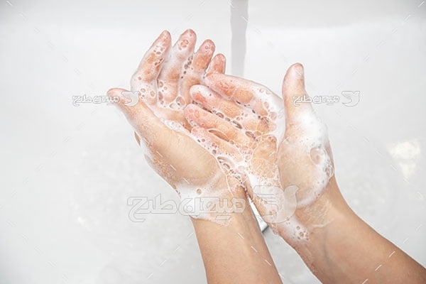 عکس شستن دست