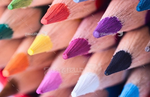 عکس تبلیغاتی هنر مداد رنگی