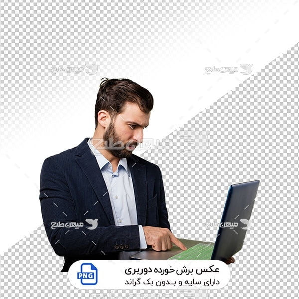 عکس برش خورده دوربری تکنسین کامپیوتر