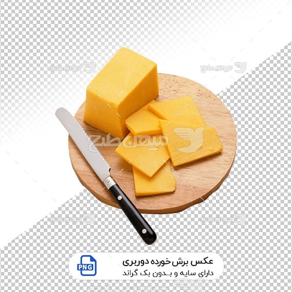 عکس برش خورده پنیر گودا