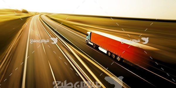 عکس تبلیغاتی کامیون سریع