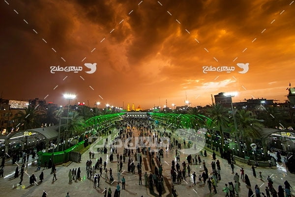 عکس بین الحرمین کربلا