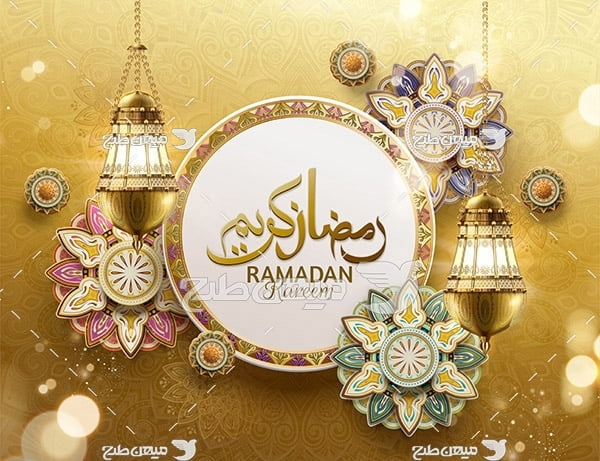 وکتور ماه رمضان