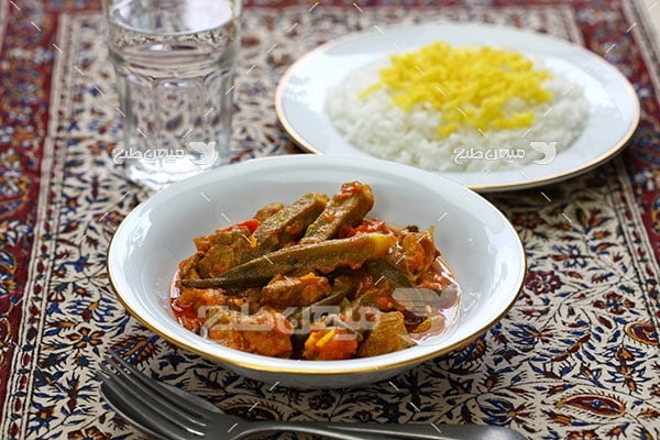 عکس خورشت بامیه