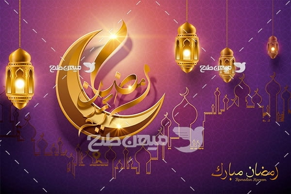 وکتور ماه رمضان