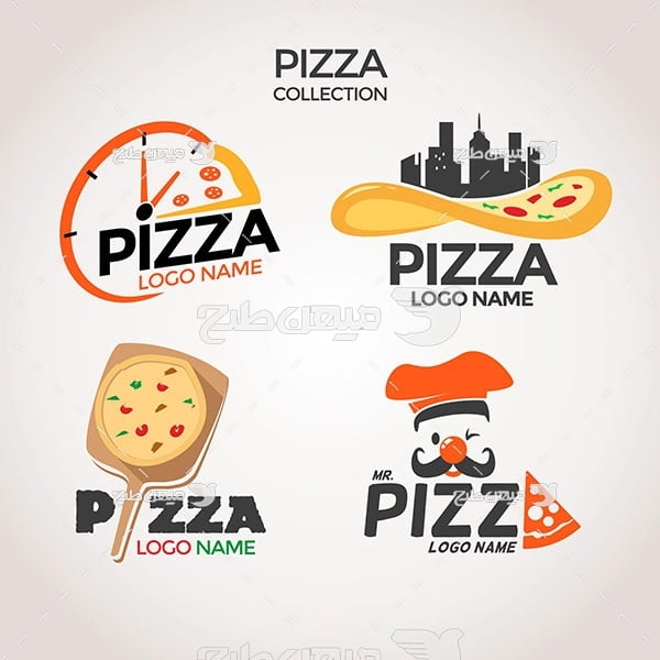 مجموعه آیکن و لوگو پیتزا