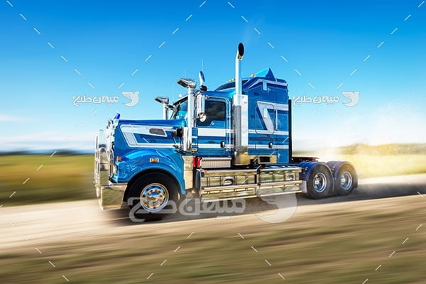 عکس تبلیغاتی کامیون بدون تریلر
