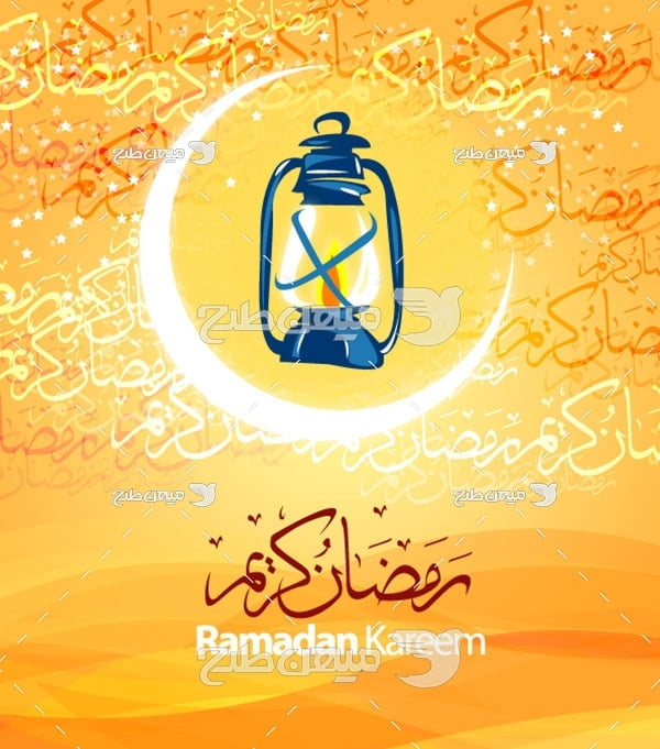 وکتور ماه رمضان