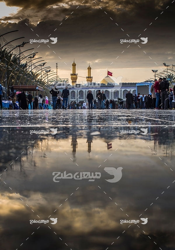 عکس با کیفیت گنبد امام حسین (ع) کربلا