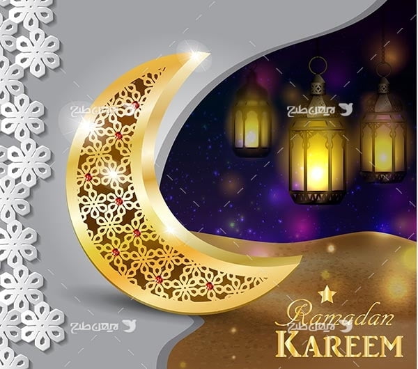 وکتور ماه رمضان