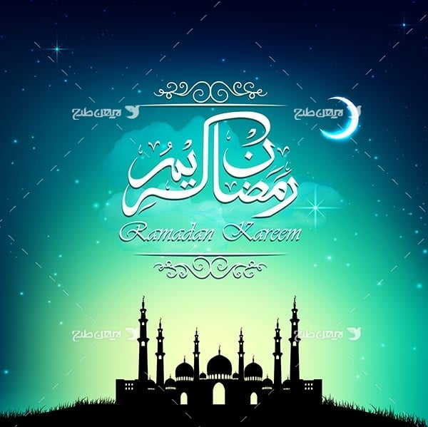 وکتور ماه رمضان