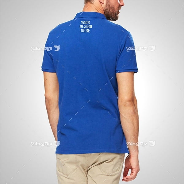 موکاپ تی شرت مردانه برای لوگو