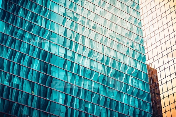 عکس نمای شیشه ای ساختمان