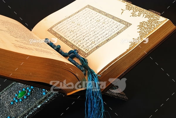 عکس مذهبی قرآن و تسبیح