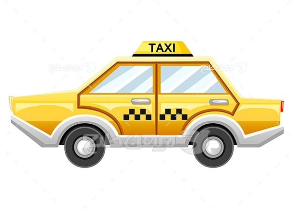وکتور ماشین تاکسی 