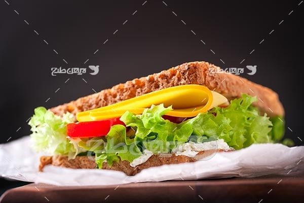 تصویر با کیفیت از ساندویچ 