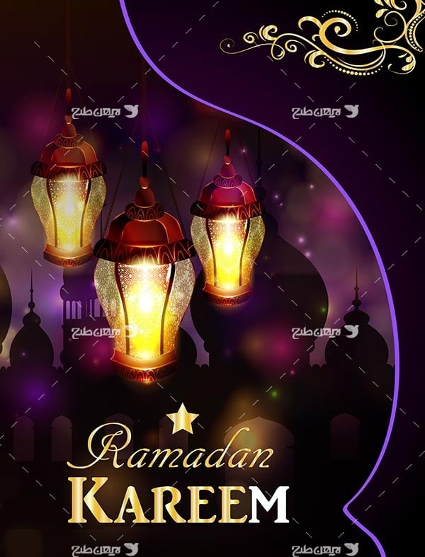 وکتور ماه رمضان