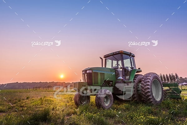 عکس کشاورزی و تراکتور