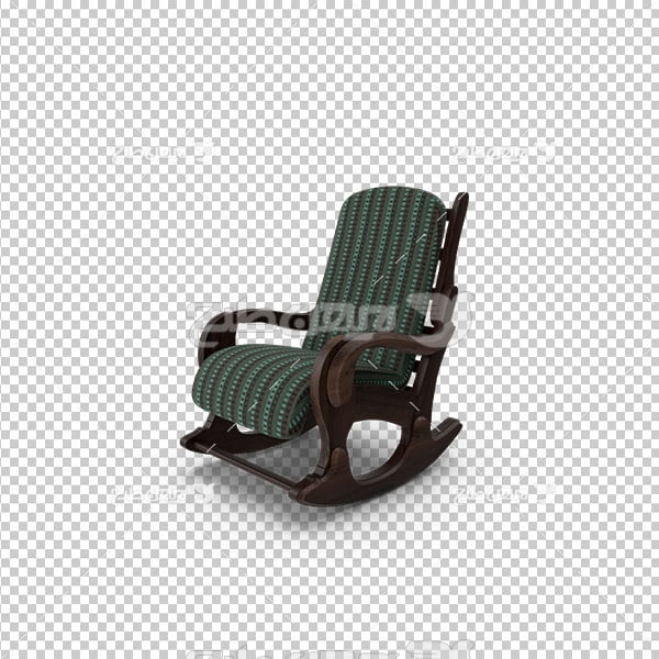 تصویر دوربری سه بعدی صندلی راحتی