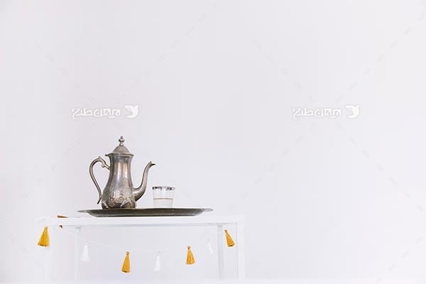 تصویر با کیفیت از قوری چای
