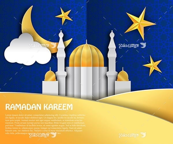 وکتور ماه رمضان