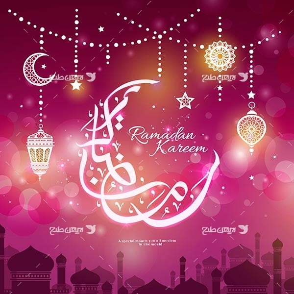 طرح وکتور بک گراند رمضان