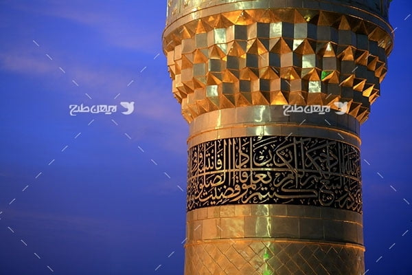 تصویر با کیفیت از مناره امام حسین علیه السلام