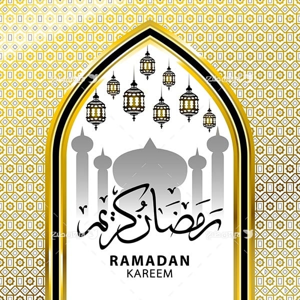 وکتور گرافیکی ماه رمضان