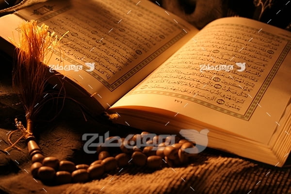 عکس مذهبی قرآن و تسبیح