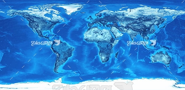 عکس نقشه جهان