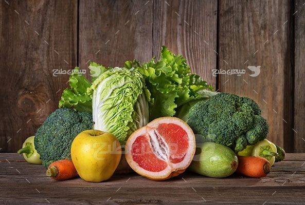 عکس تبلیغاتی سبزیجات و صیفی جات